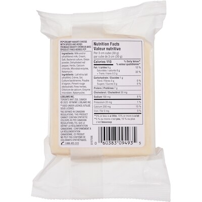Bloc de fromage Havarti Aux Fines Herbes Et Épices