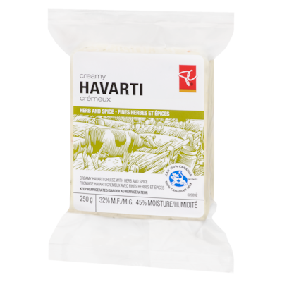Bloc de fromage Havarti Aux Fines Herbes Et Épices