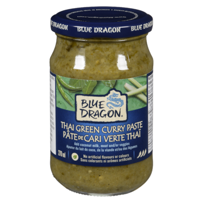 Blue Dragon Pâte de Cari Verte Thaï 270 ml, 2,03 $/100ml