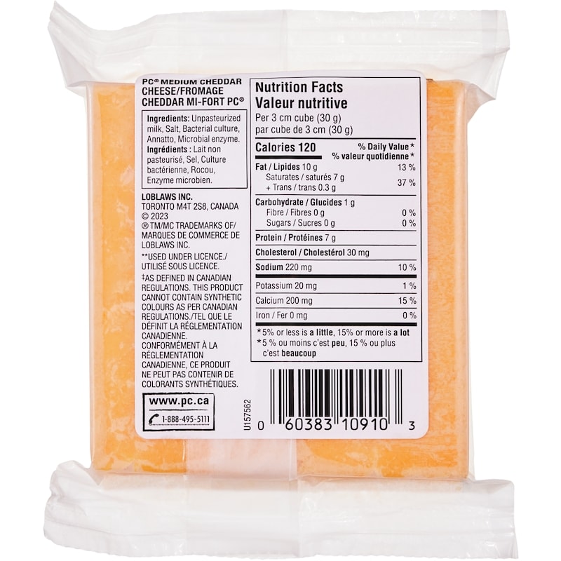 Medium Cheddar Cheese