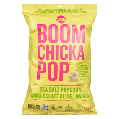 Angies Sel de mer Boomchickapop 136 g, 3,68 $/100g