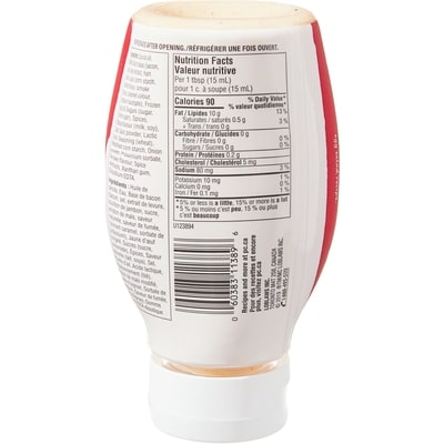 Tartinade pour sandwich, mayo au bacon fumé