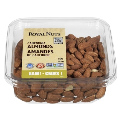 Royal Nuts Natural Raw Almonds 325 g, $4.31/100g