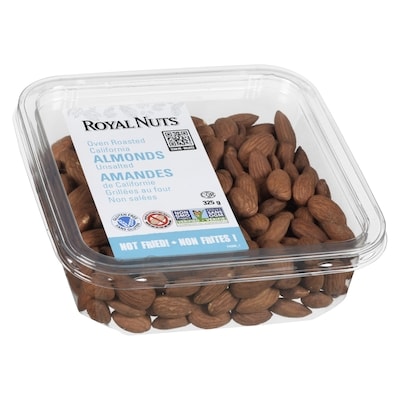 Amandes grillées à sec