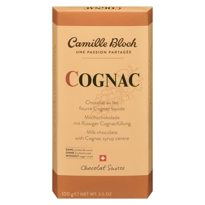 Camille Bloch Milk Chocolate Bar With Cognac 100 g, $4.79/100g