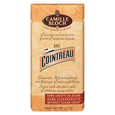 Camille Bloch Swiss Milk Chocolate With Cointreau Syrup Centre Without Sugar Crust 100 g, $4.79/100g