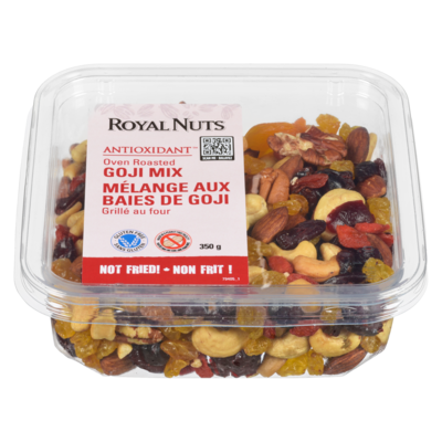 Royal Nuts Baies de goji et noix mélangées 350 g, 3,43 $/100g