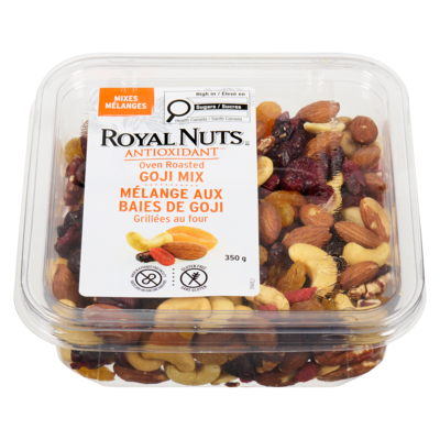 Royal Nuts Baies de goji et noix mélangées 350 g, 3,43 $/100g