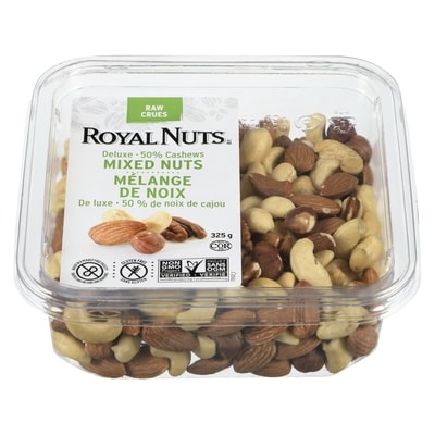 Royal Nuts Mélange de noix crues nature 325 g, 4,31 $/100g