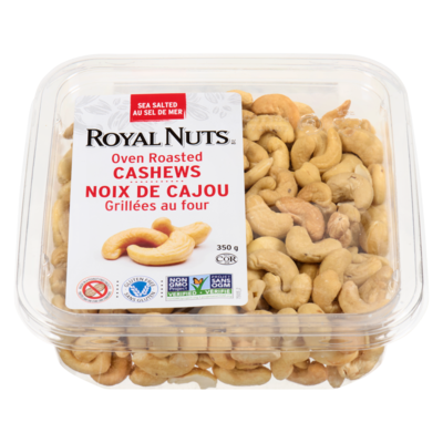 Royal Nuts Dry Roasted Sea Salt Cashews 350 g, $4.29/100g