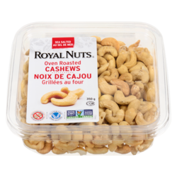 Royal Nuts Noix de cajou grillées à sec au sel de mer 350 g, 4,29 $/100g