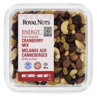 Mélange de noix et de canneberges