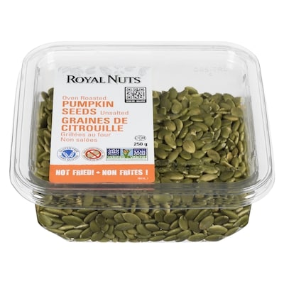 Royal Nuts Shelled Pumpkin Seeds, Unsalted 250 g, $3.20/100g