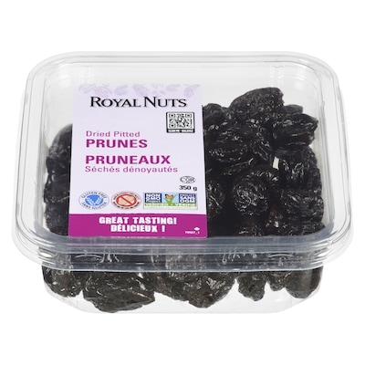 Royal Nuts Pitted Prunes 350 g, $2.57/100g