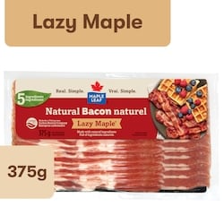 Maple Leaf Lazy Maple Natural Bacon 375 g, $2.66/100g