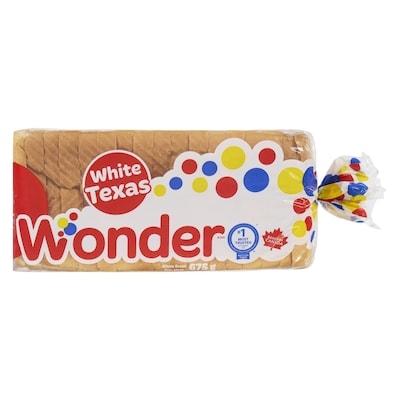 Wonder Texas Style Bread 675 g, $0.52/100g