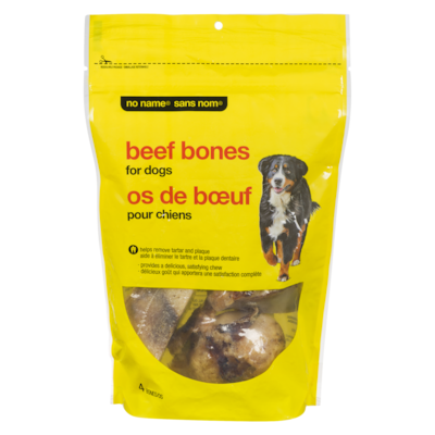 No Name Beef Bones Dog Treats 1 ea, $7.49/1ea