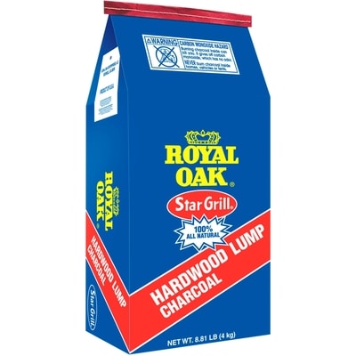 Royal Oak Charbon de bois en morceaux Star Grill 4 kg 4 kg, 0,27 $/100g