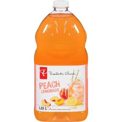 President's Choice Peach Lemonade 1.89 l, $0.18/100ml