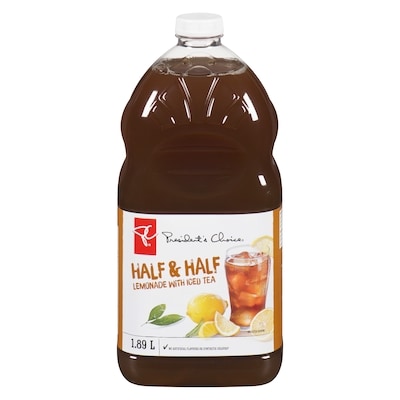 President's Choice Half & Half Lemonade With Iced Tea 1.89 l, $0.18/100ml