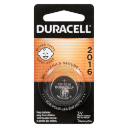 Duracell 2016 Watch or Electronic Battery 1 ea, $9.00/1ea