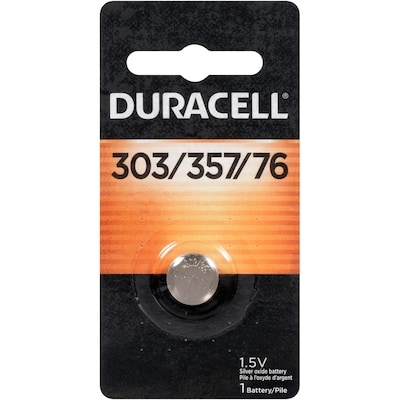 Duracell Pile pour montre ou appareil électronique 303/357 1 ea, 9,00 $/1ch