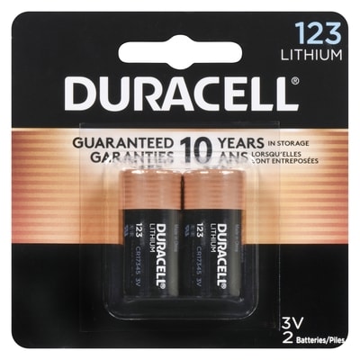 Duracell Ultra Photo Lithium Batteries, 123 2 ea, $14.50/1ea