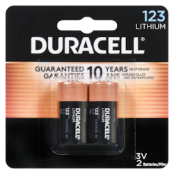 Duracell Piles au lithium Ultra Photo 123 2 ea, 13,50 $/1ch