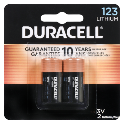 Duracell Piles au lithium Ultra Photo 123 2 ea, 14,50 $/1ch