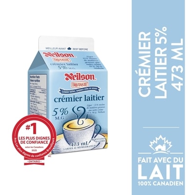 Neilson Crémier laitier 5% 473 ml, 0,82 $/100ml