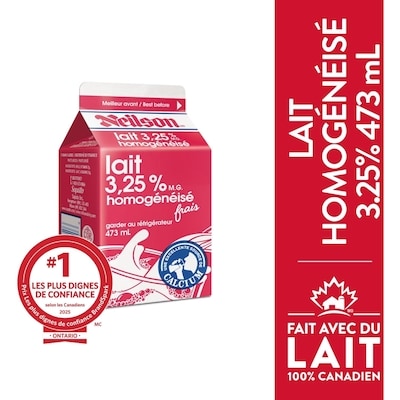 Neilson Lait homogénéisé 3.25% 473 ml, 0,62 $/100ml