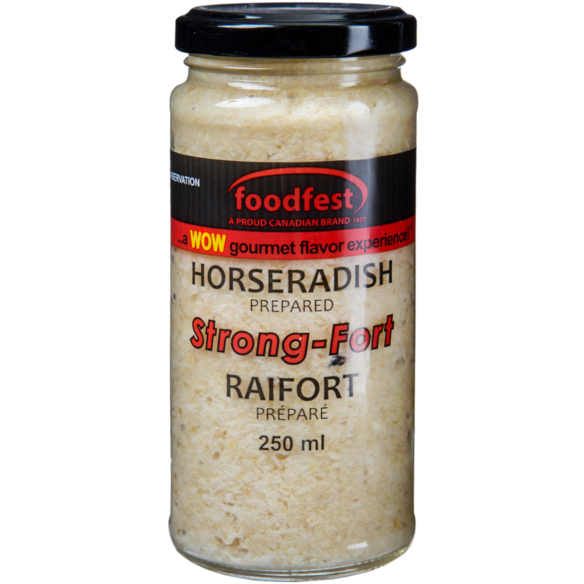 Foodfest Raifort casher 250 ml, 1,20 $/100ml