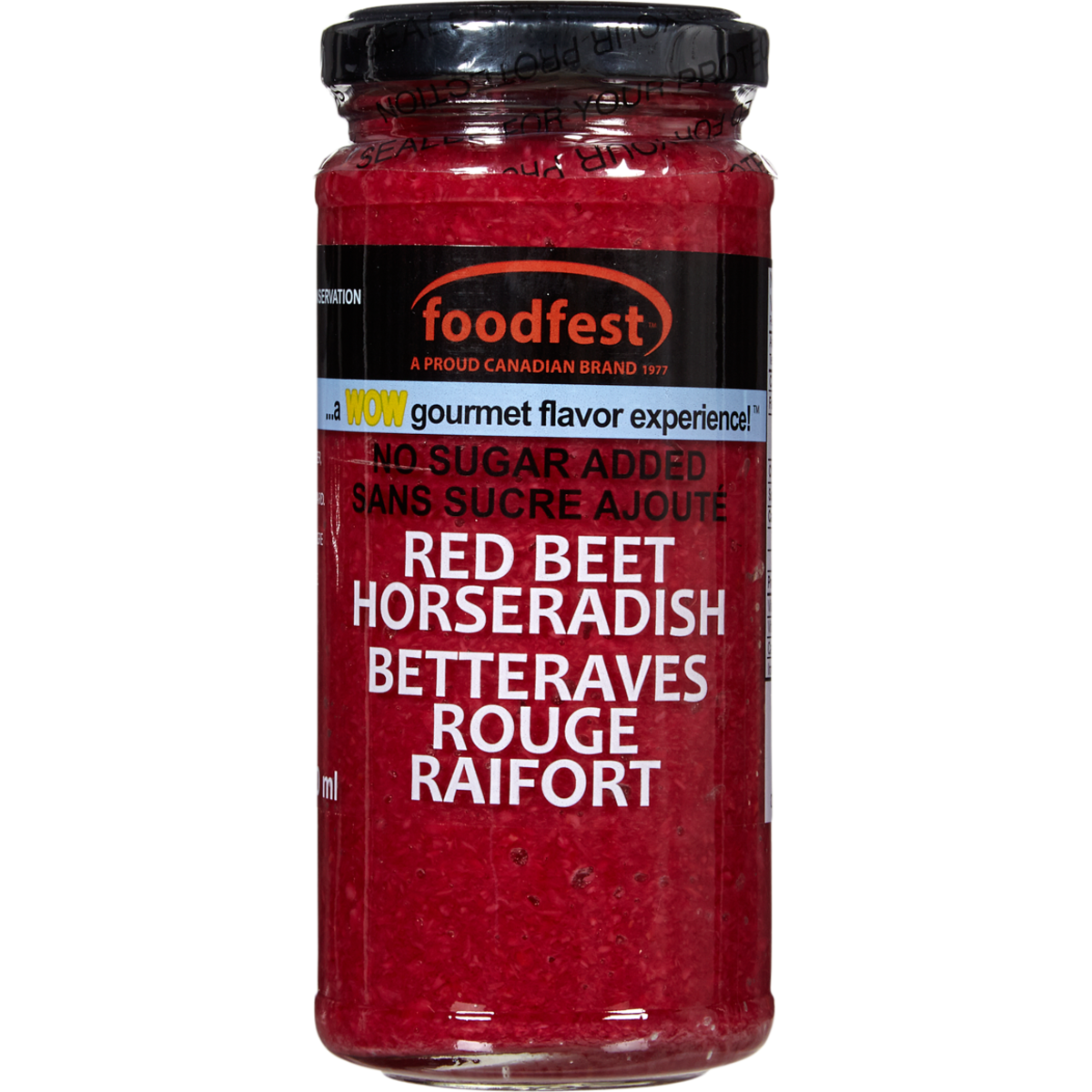 Foodfest Raifort, sans sucre ajouté casher 250 ml, 1,60 $/100ml