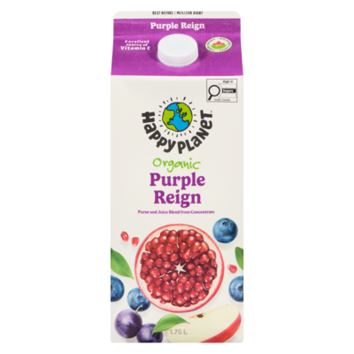 Happy Planet Organic Pomegranate & Blueberry Juice 1.75 l, $0.43/100ml