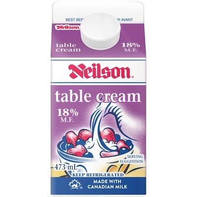 Neilson 18% Table Cream - 473 ml | Zehrs