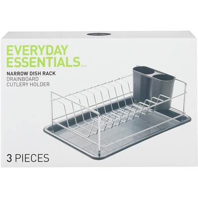 Everyday Essentials Small Narrow Dish Drying Rack 1 ea, $18.00/1ea