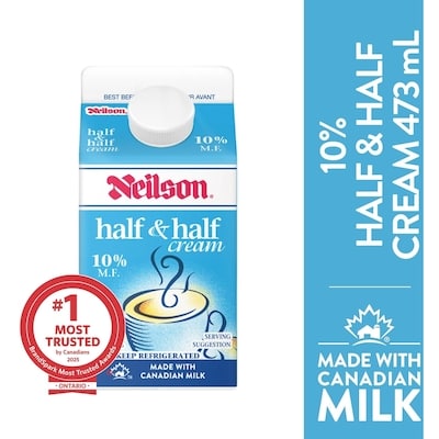 Neilson 10% Half & Half Cream 473 ml, $0.82/100ml