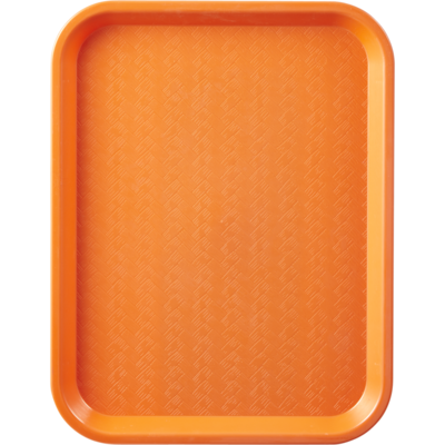 null Plateau pour aliments orange 10 po x 14 po 1 ea, 5,99 $/1ch