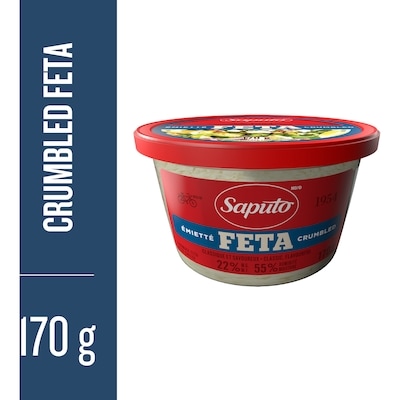 Saputo Crumbled Feta Cheese 170 g, $2.94/100g