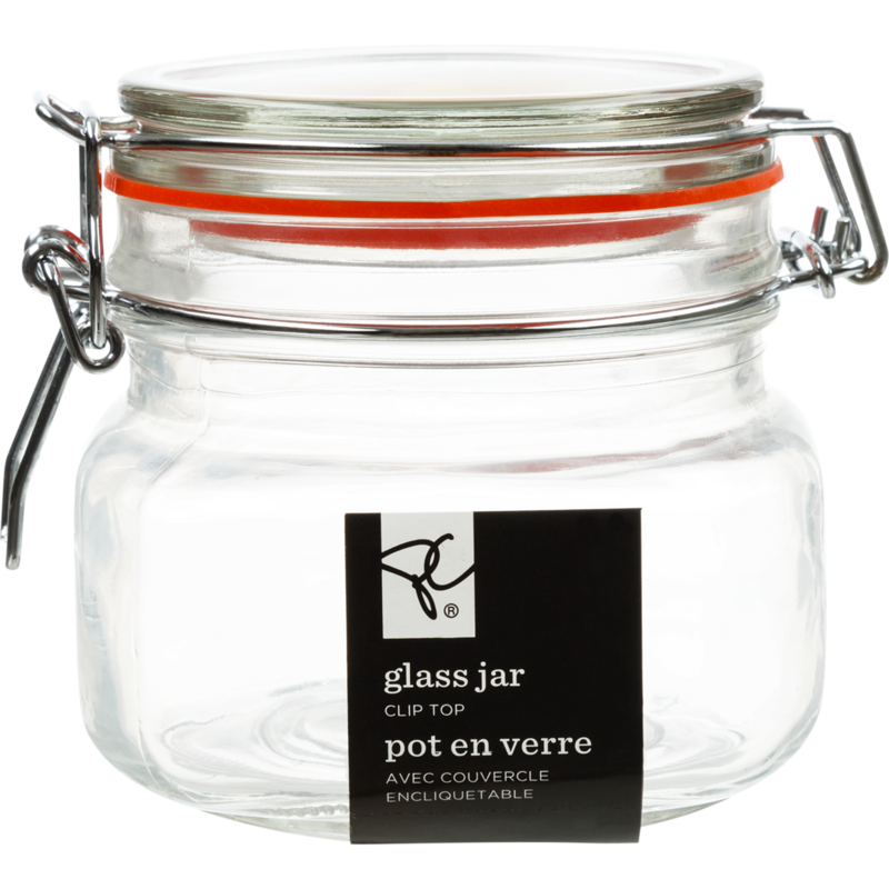 Square Clip Top Jar .05L