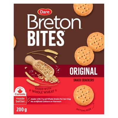 Dare Breton Original Bites 200 g, $1.50/100g