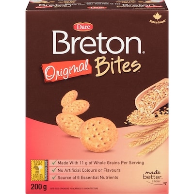 Dare Breton Original Bites 200 g, $1.95/100g