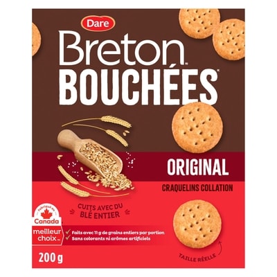 Dare Craquelins Breton Bouchées Original 200 g, 1,50 $/100g