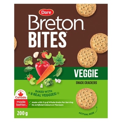 Dare Breton Veggie Bites 200 g, $1.50/100g