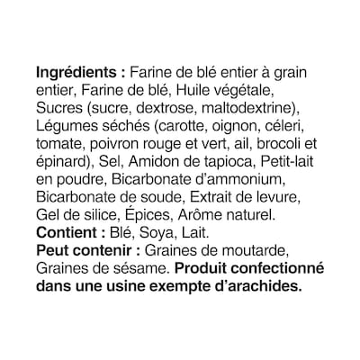 Craquelins Breton Bouchées Légumes