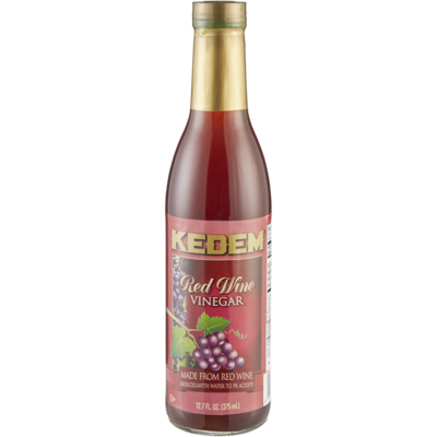 Kedem Vinaigre de vin rouge casher 360 ml, 2,50 $/100g