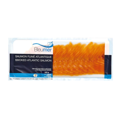 null Saumon de l’Atlantique fumé Bluemer 300 g, 6,33 $/100g
