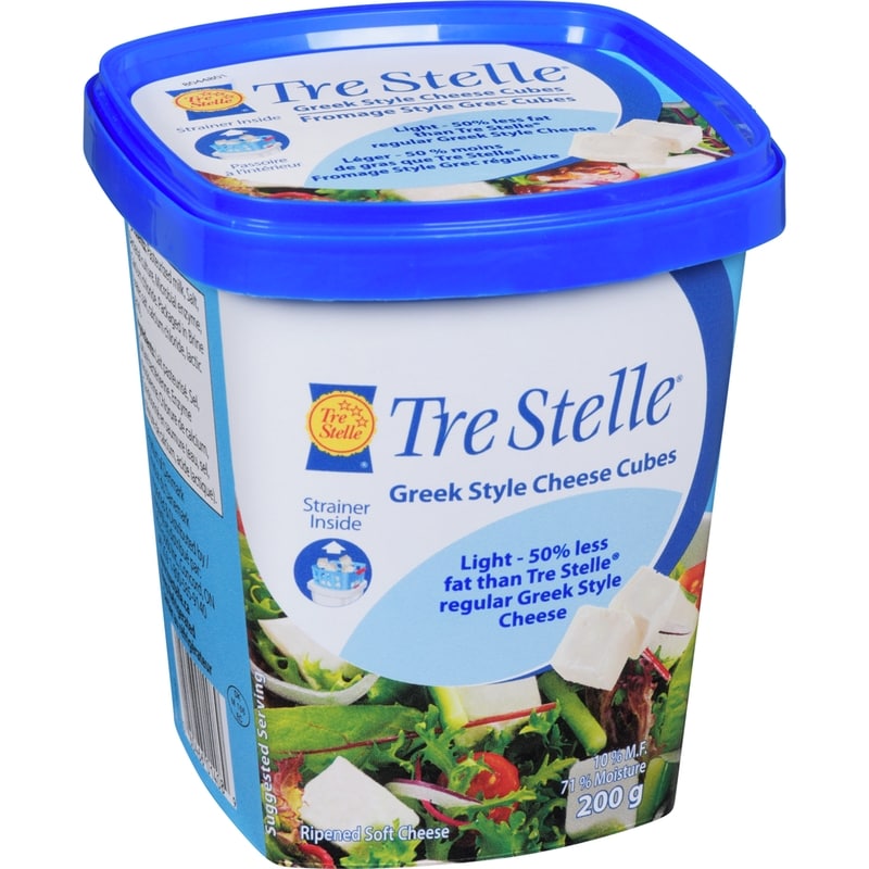 Feta Cheese Cubes, Light