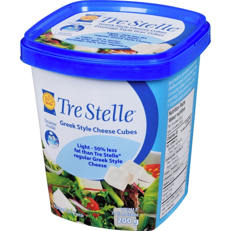 Feta Cheese Cubes, Light