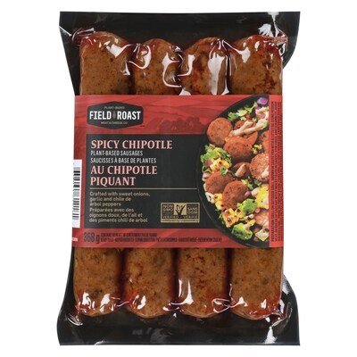 null Field Roast Vegan Sausage, Mexican Chipotle 368 g, $2.99/100g